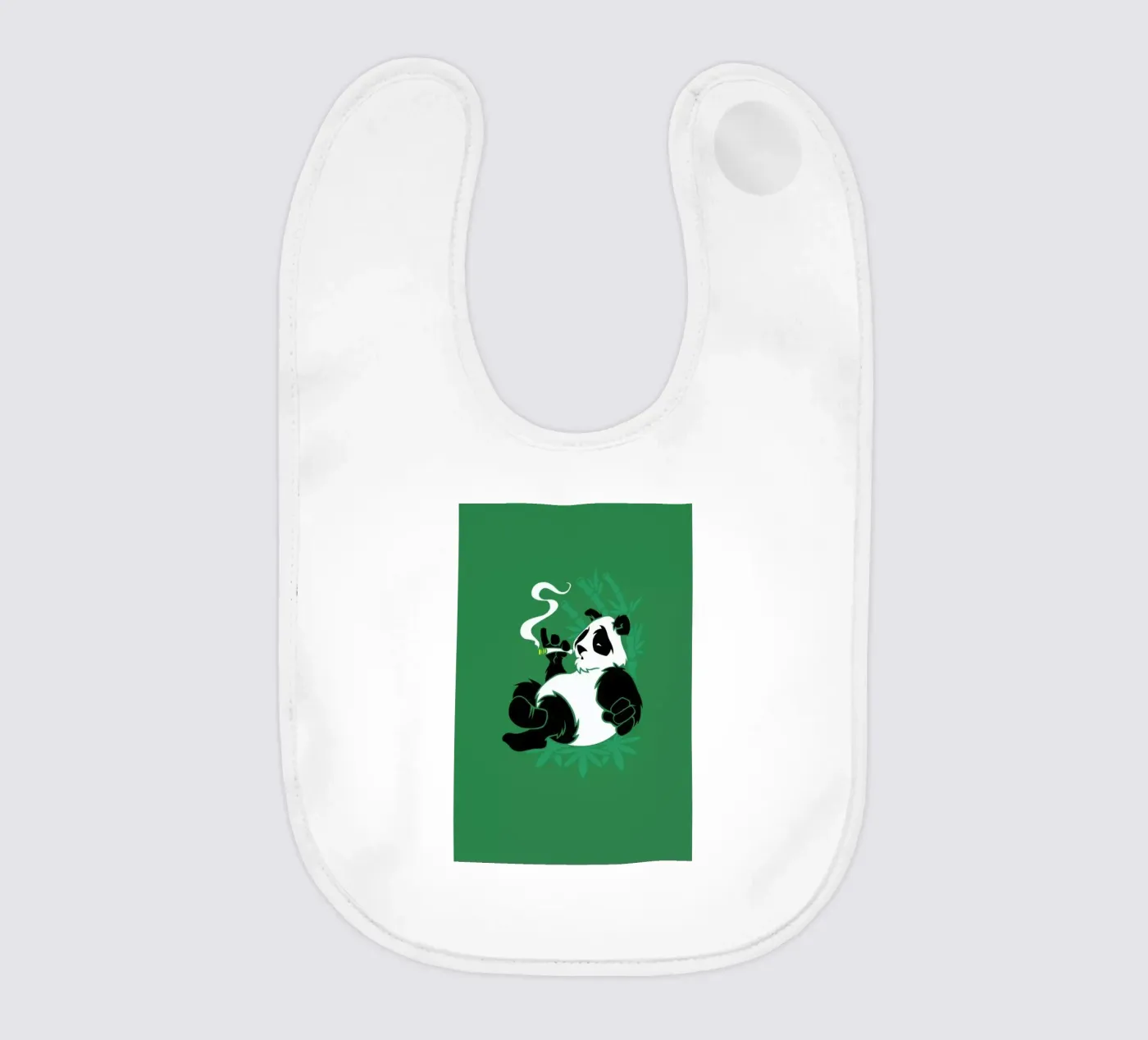 Bamboozled baby bib by Rob Art | Illustration