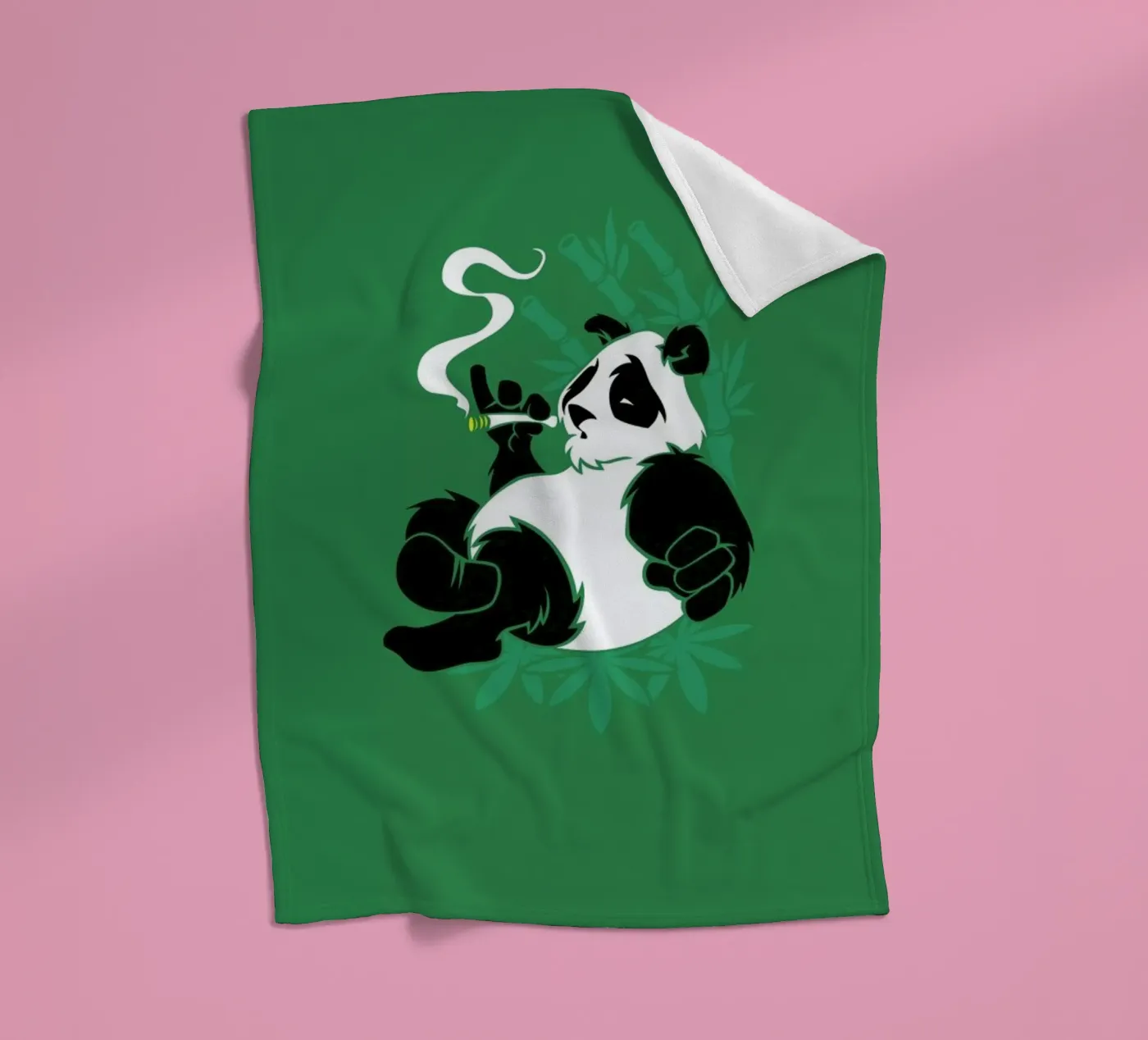 Bamboozled fleece blanket by Rob Art | Illustration