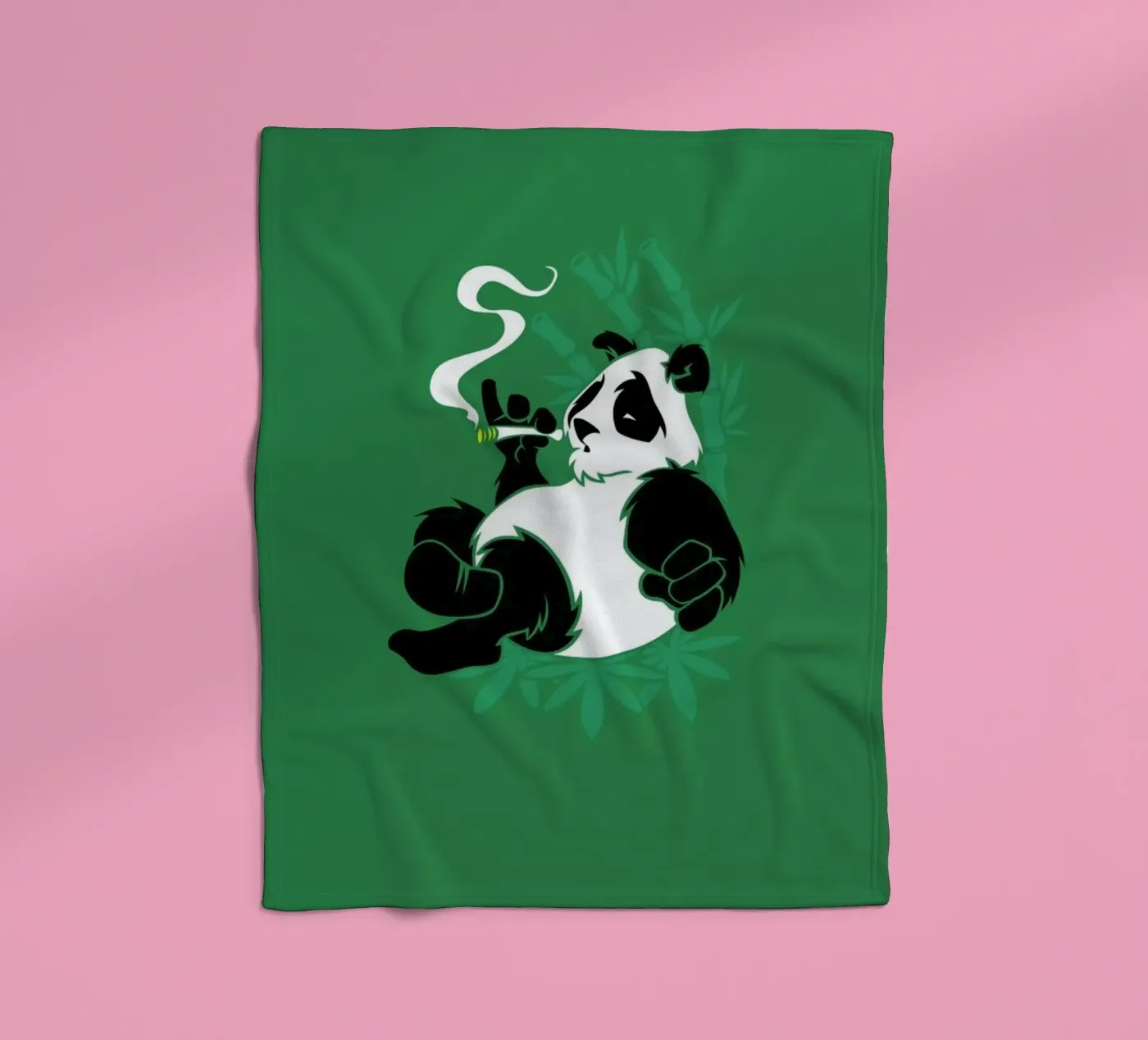 Bamboozled fleece blanket by Rob Art | Illustration