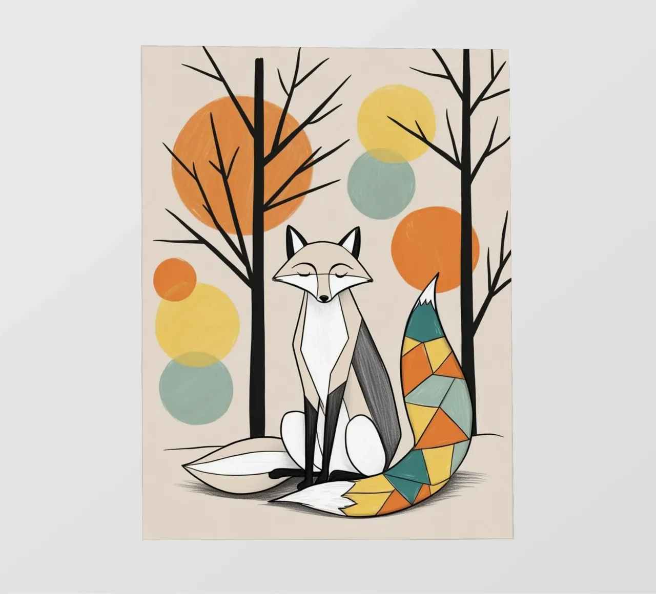 Fox fotobehang van Kids zone