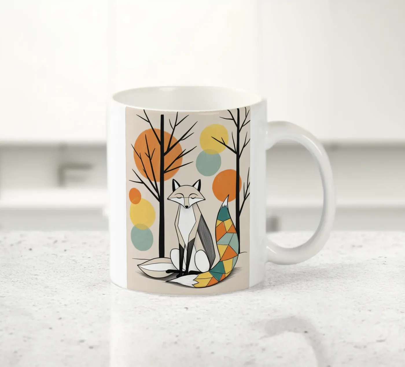 Fox ceramic mug by Kids zone