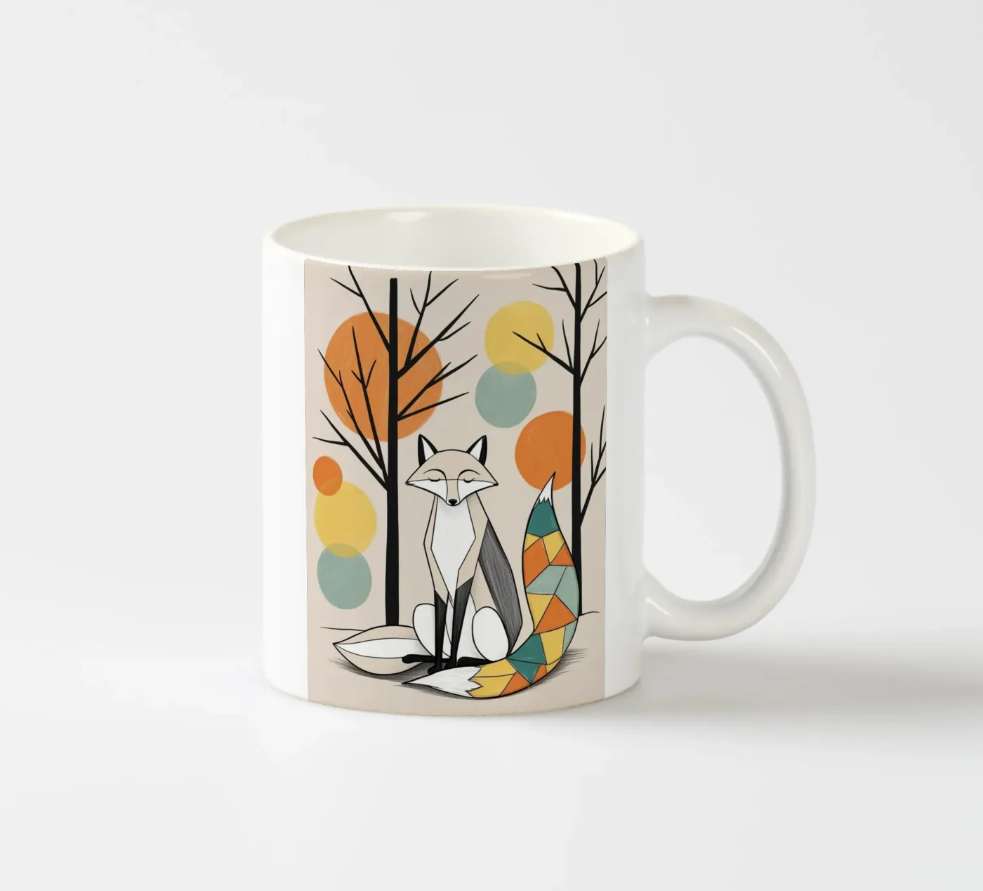 Fox ceramic mug by Kids zone