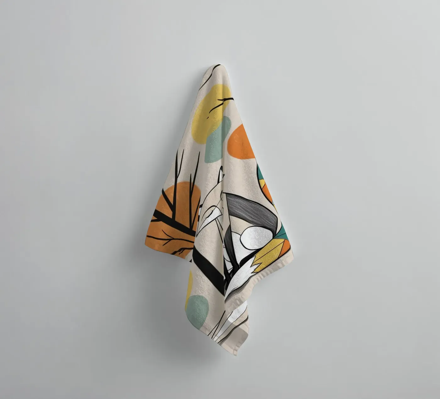 Fox badhanddoek van Kids zone