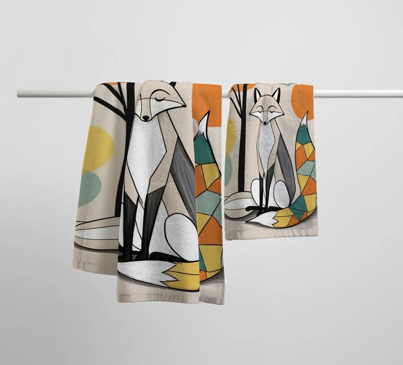 Fox badhanddoek van Kids zone
