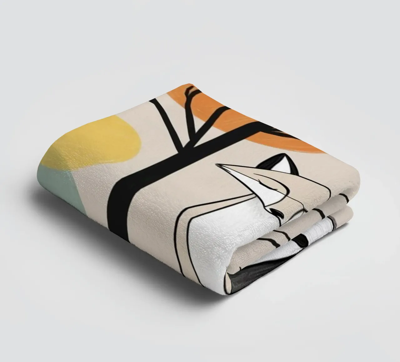 Fox towel by Kids zone