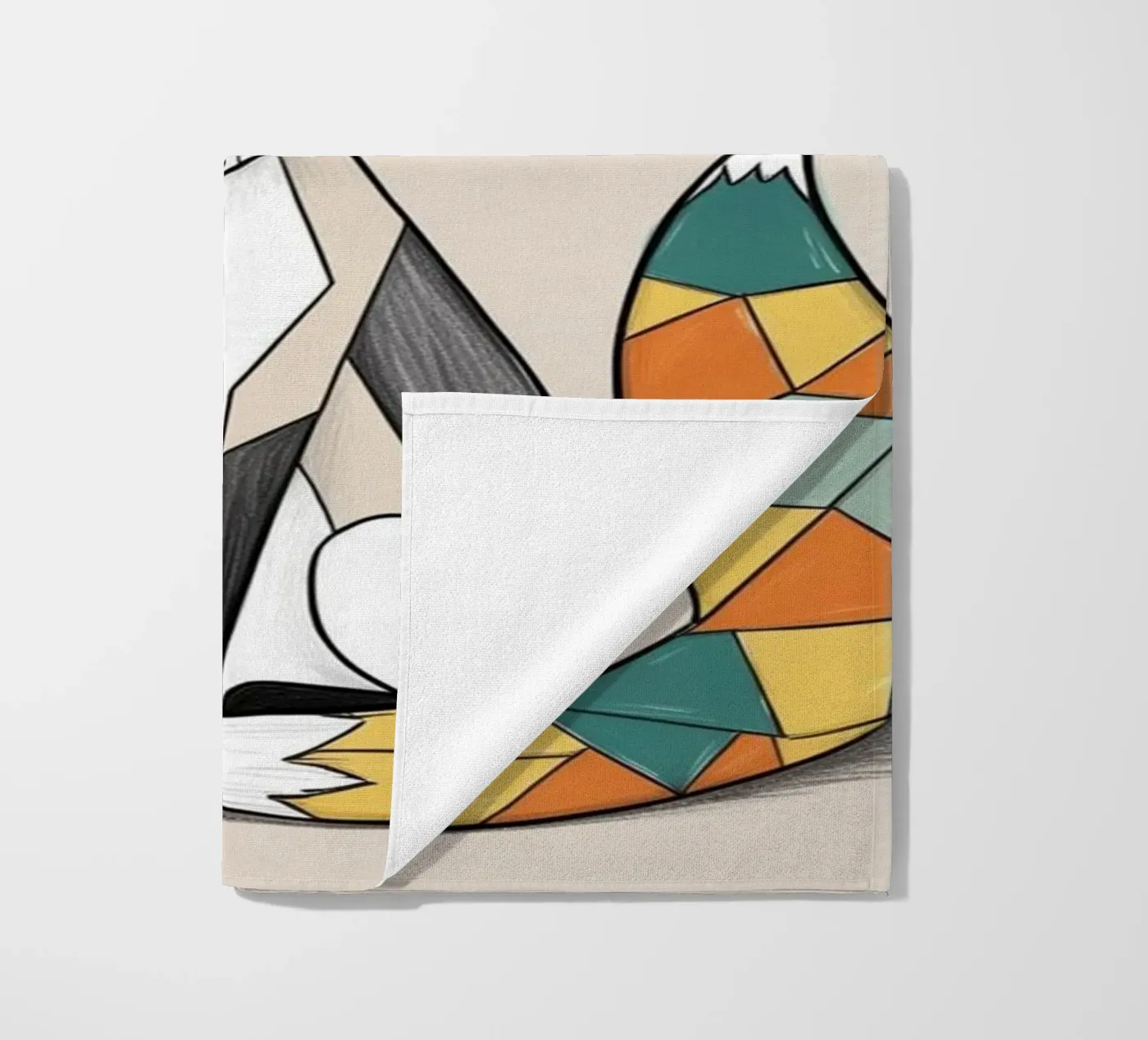 Fox strandhanddoek van Kids zone