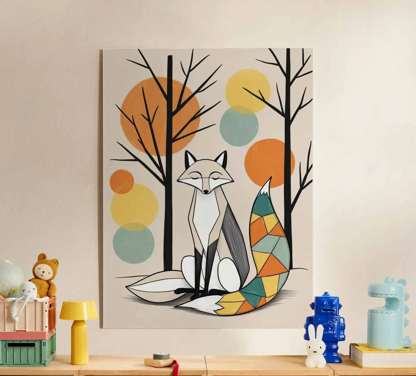 Fox acryl van Kids zone