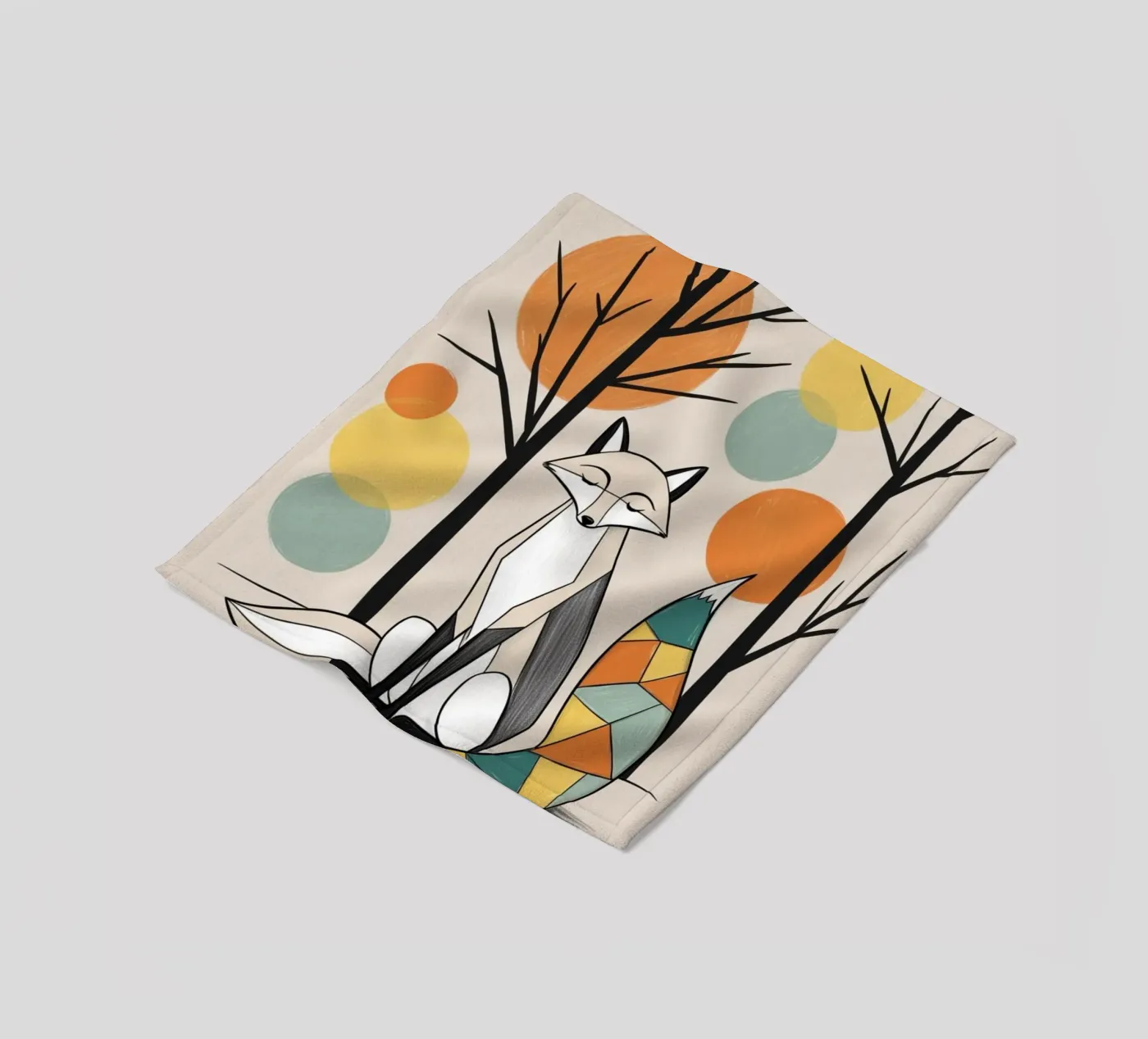Fox fleece blanket by Kids zone