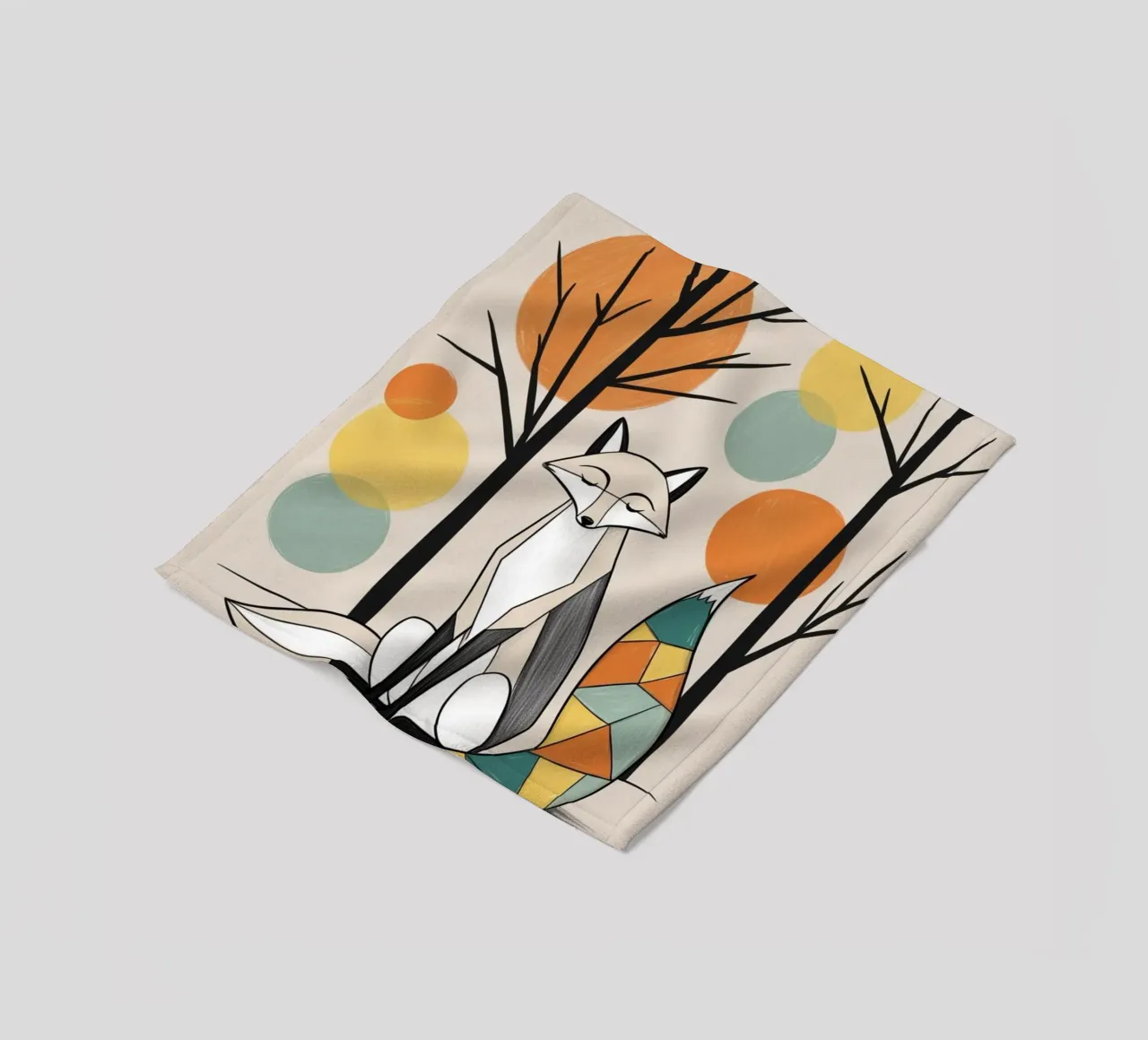 Fox fleece blanket by Kids zone