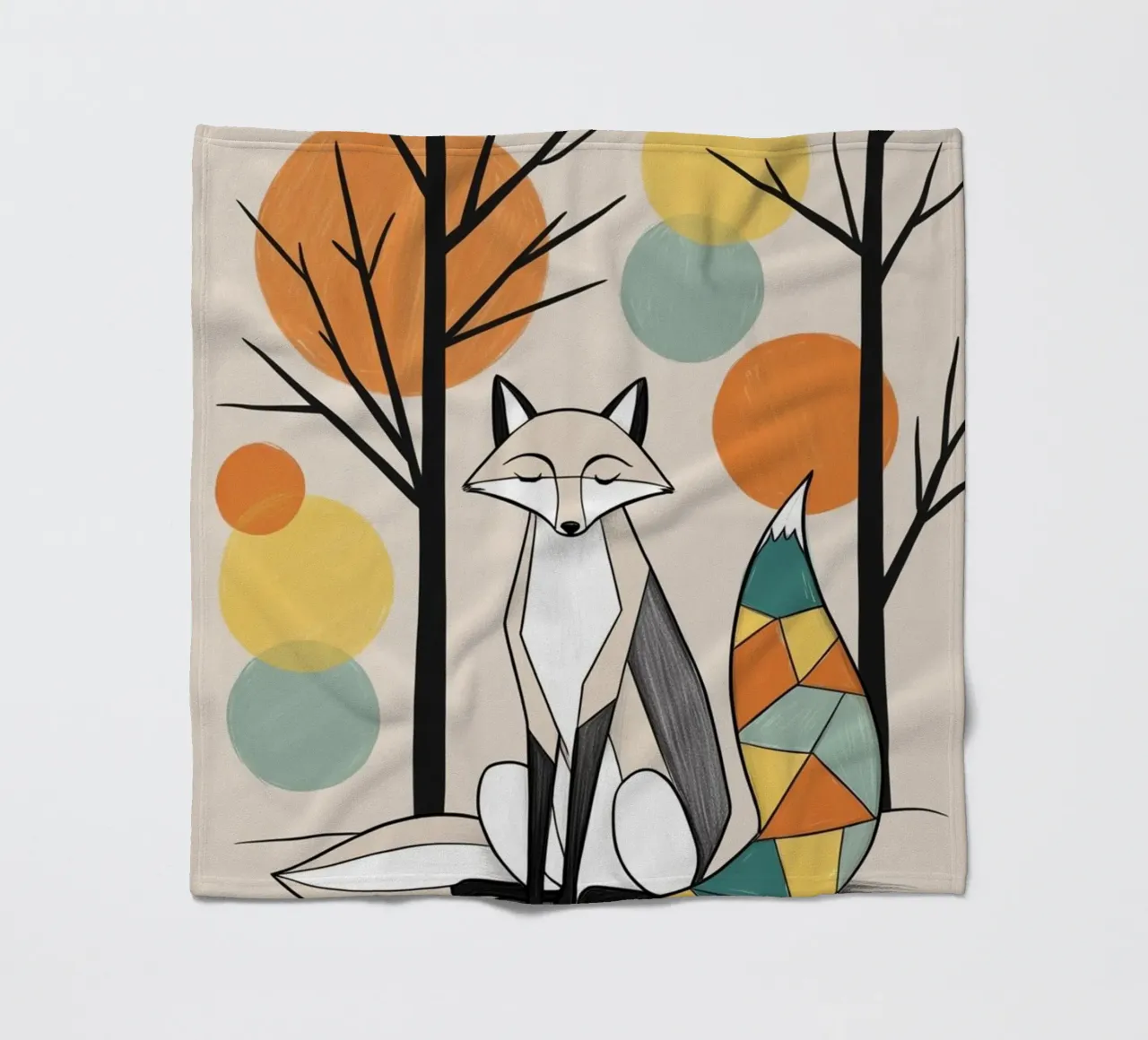 Fox fleece blanket by Kids zone