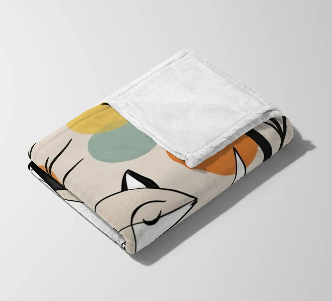 Fox fleece blanket by Kids zone