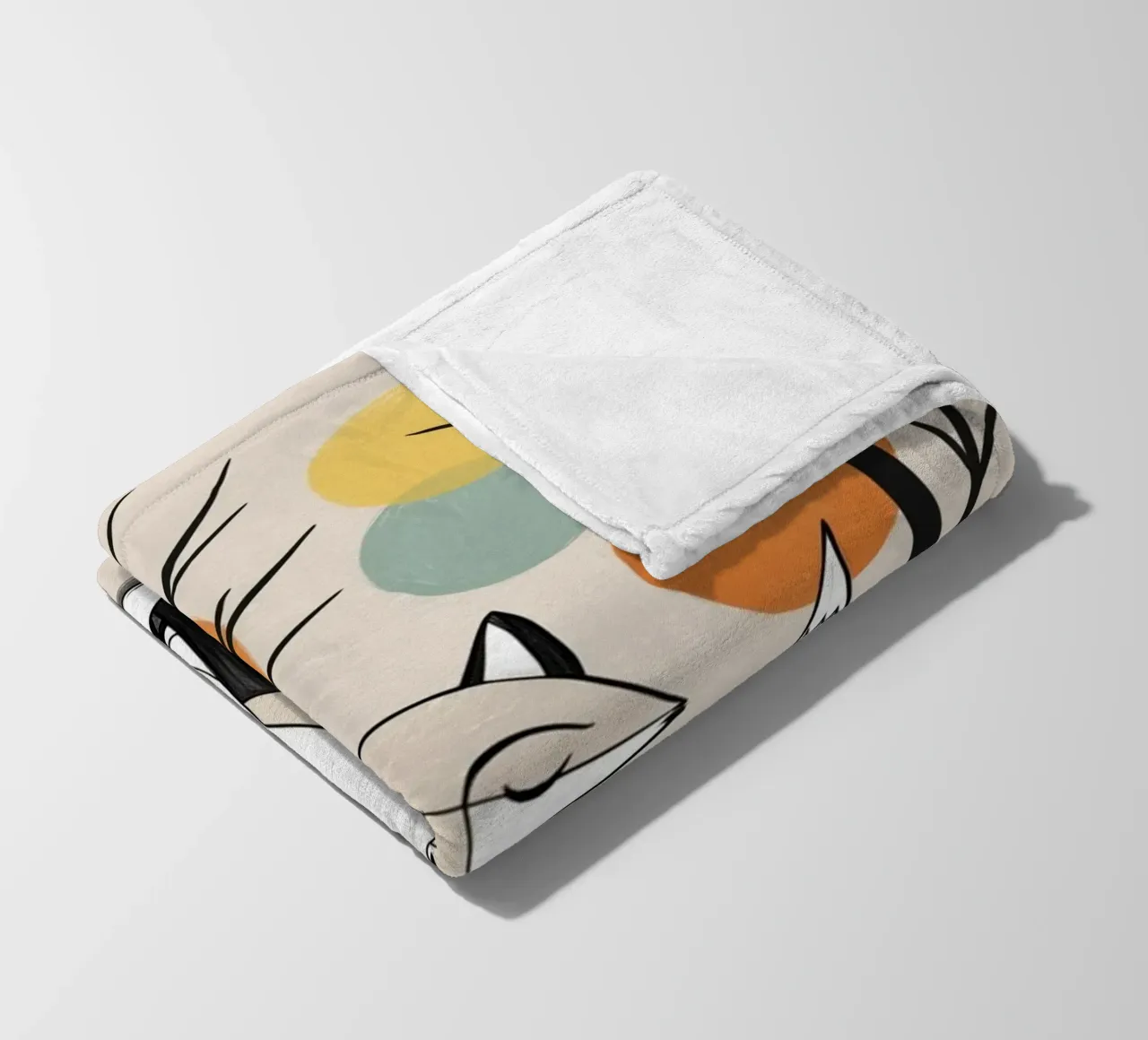 Fox fleece blanket by Kids zone