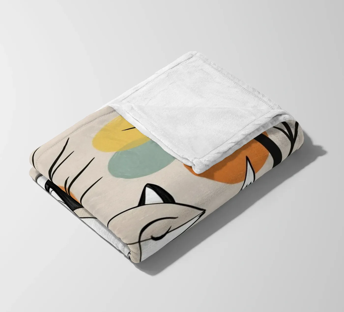 Fox fleece blanket by Kids zone