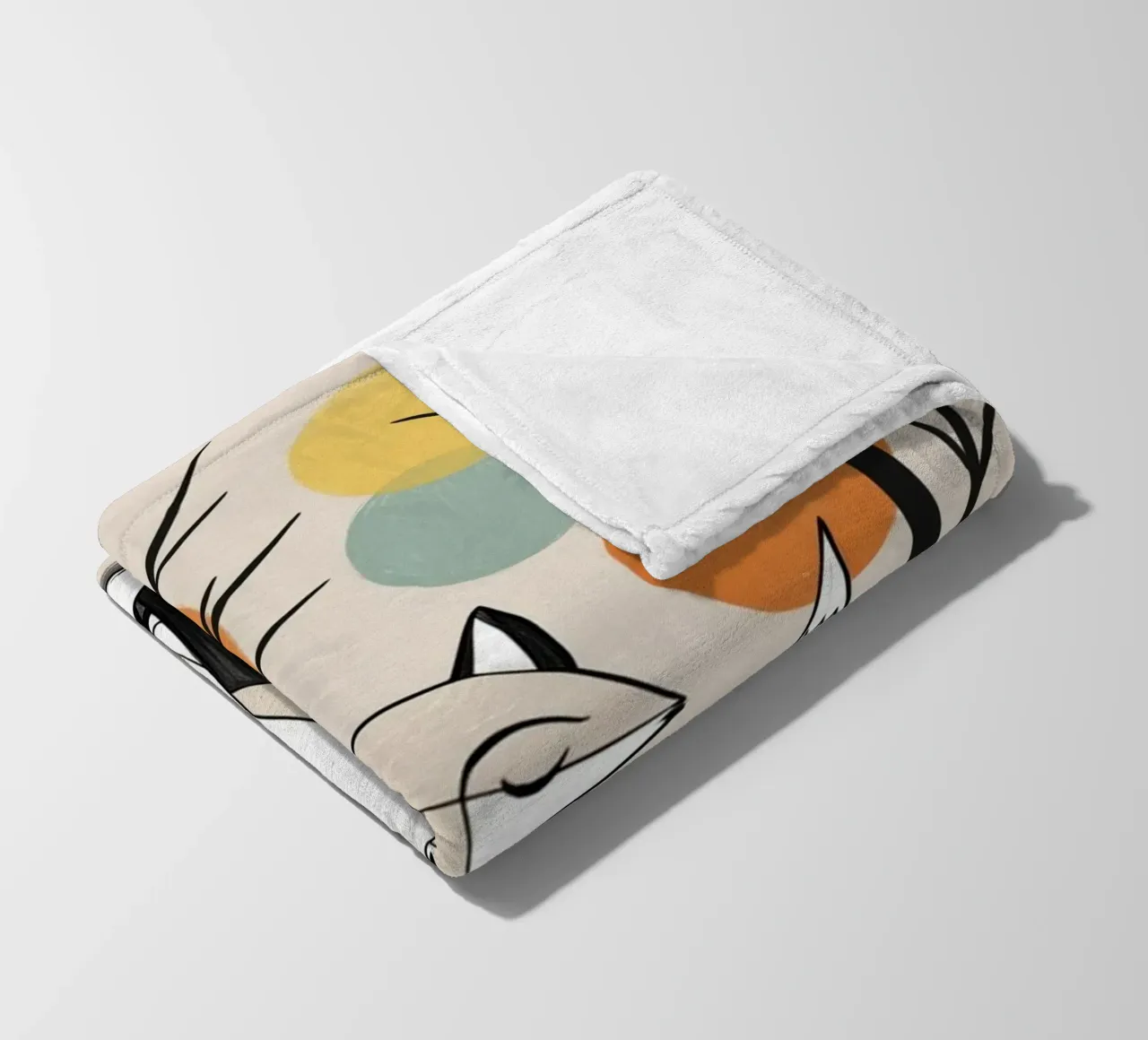 Fox fleece blanket by Kids zone