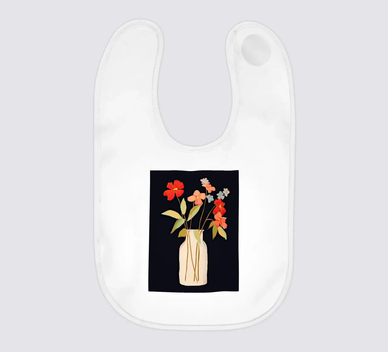 Vaso con fiori bavaglino da DaarbyN