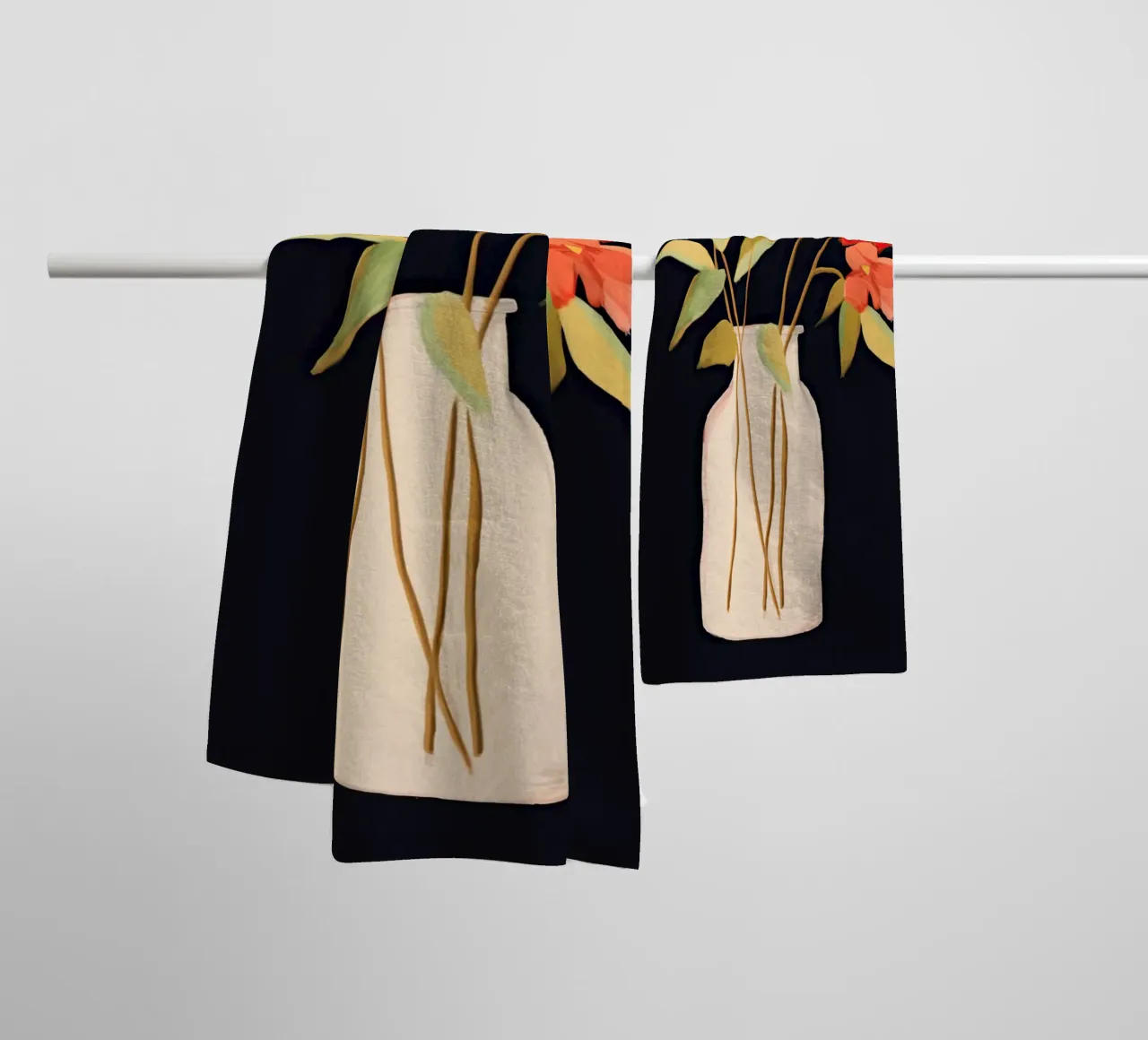 Vaso con fiori asciugamano da bagno da DaarbyN