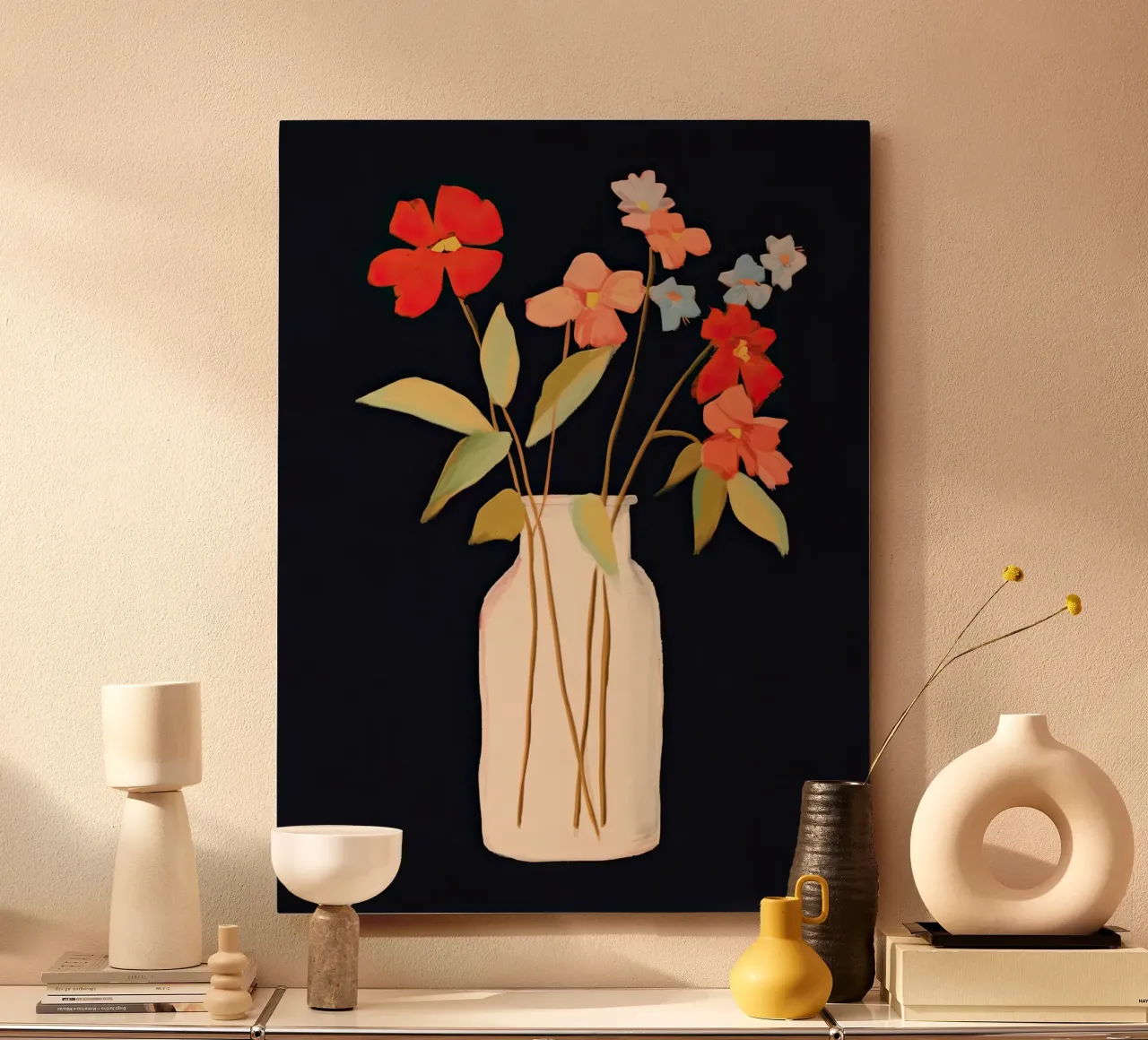 Vaso con fiori alluminio dibond da DaarbyN