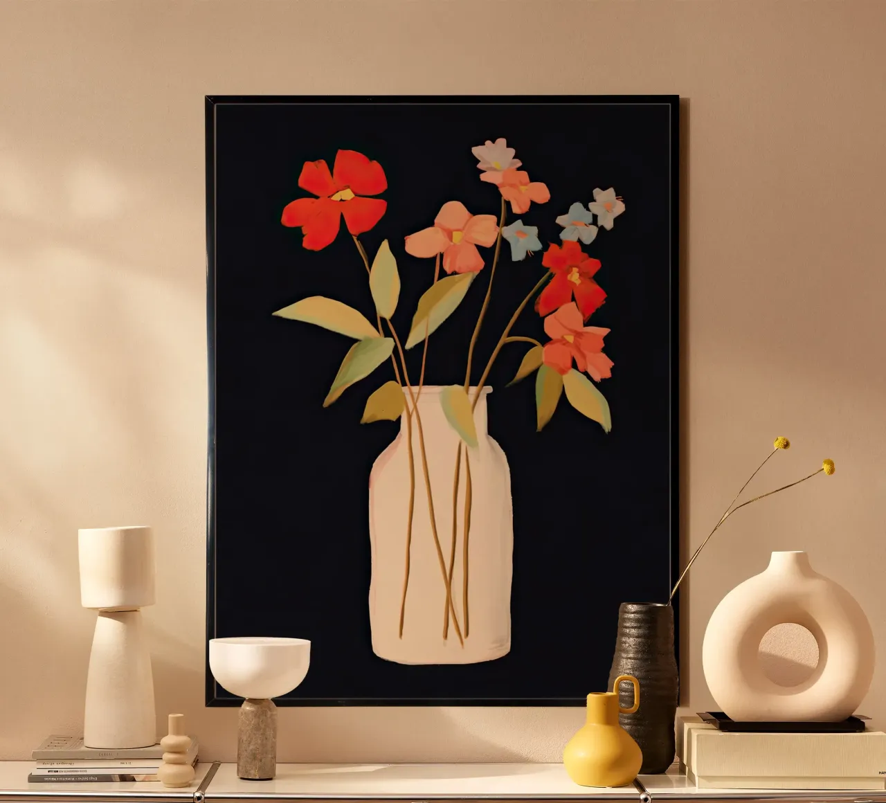Vaso con fiori carta hahnemühle da DaarbyN