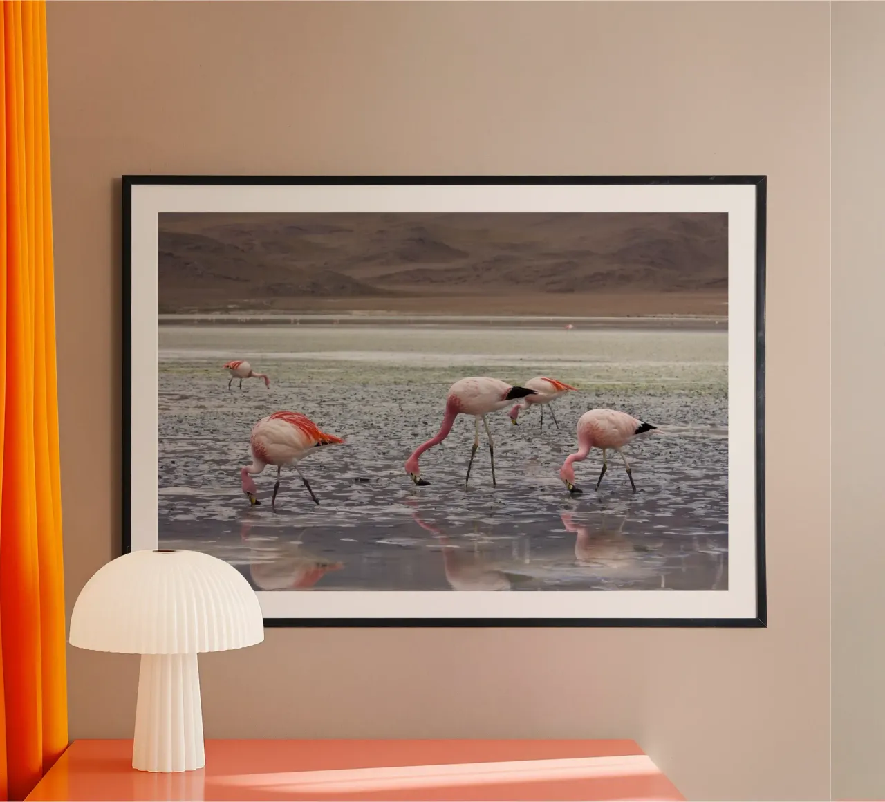 Flamingo poster by Alexey