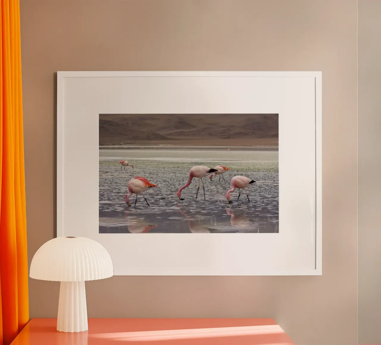 Flamingo poster by Alexey