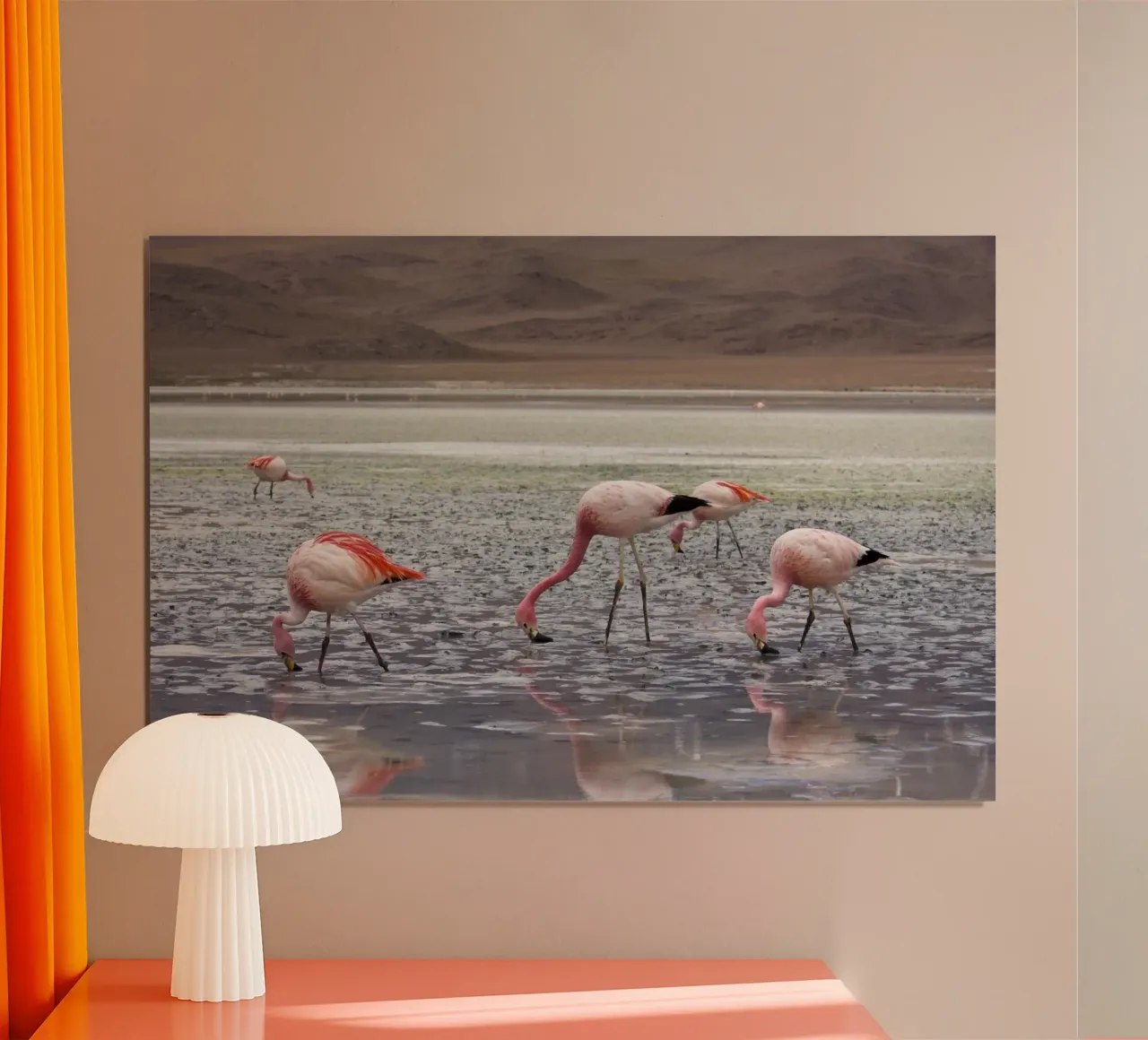 Flamingo poster by Alexey