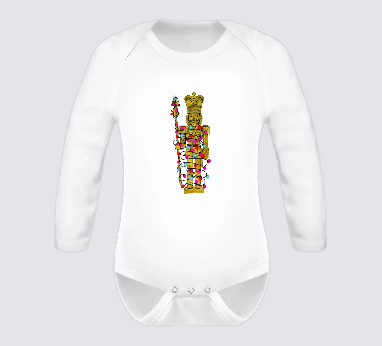 WEIHNACHTS NUSSKNACKER Langarm Babybody von ARTOMATIC