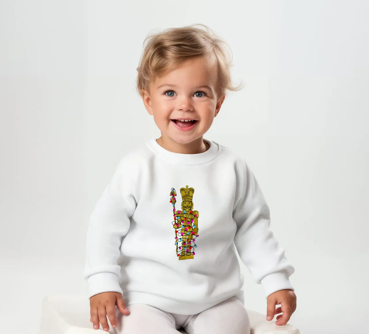 CASCANUECES DE NAVIDAD sudadera de bebé de ARTOMATIC