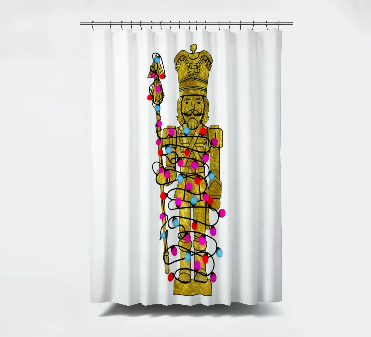 WEIHNACHTS NUSSKNACKER Duschvorhang von ARTOMATIC