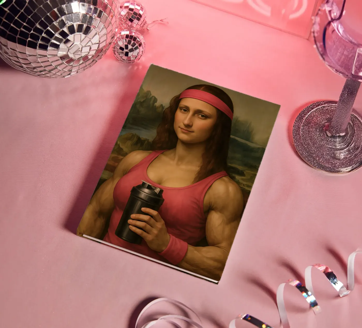 MONA LISA FITNESS BODY notebook by ARTOMATIC