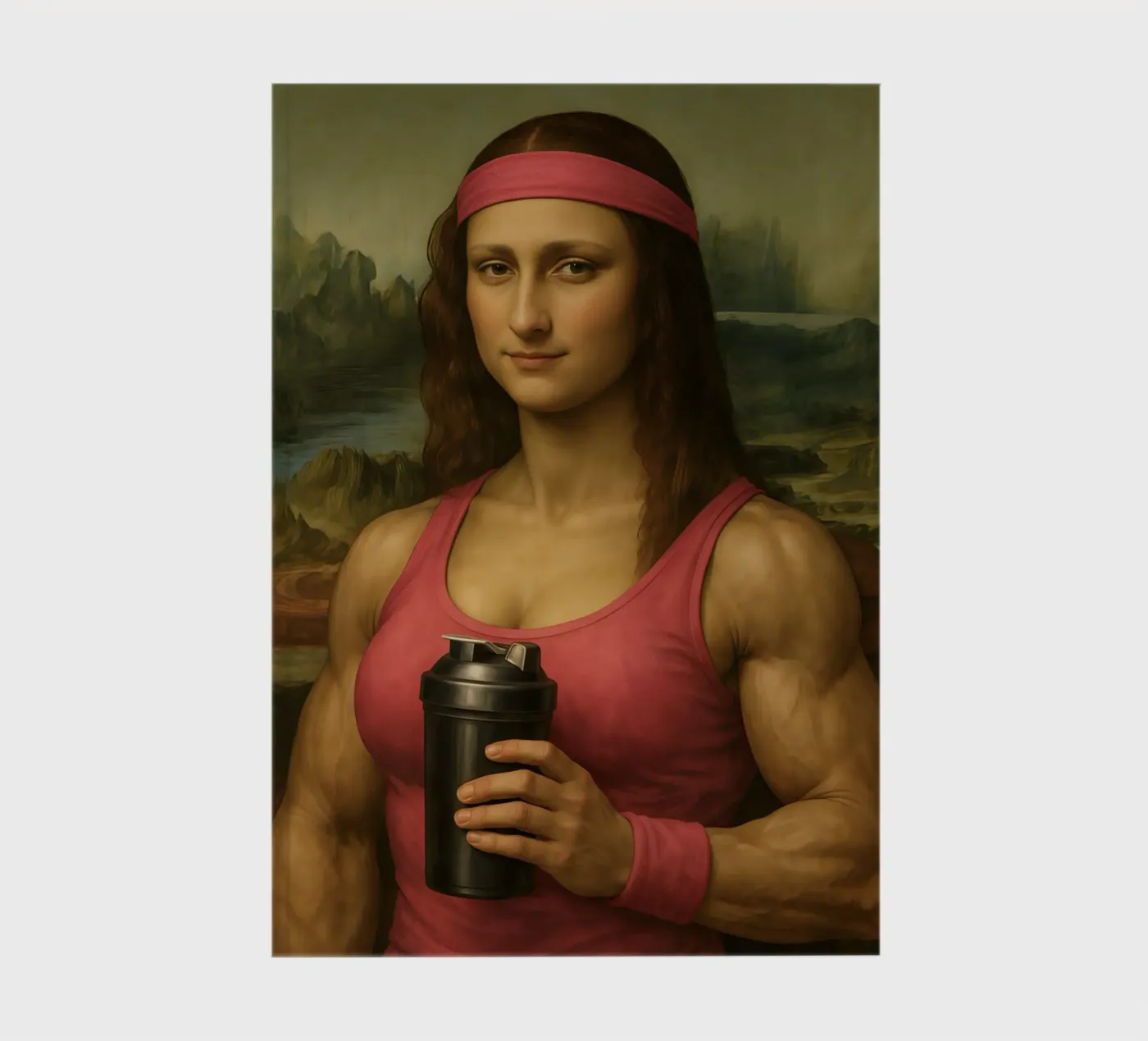 MONA LISA FITNESS BODY notebook by ARTOMATIC