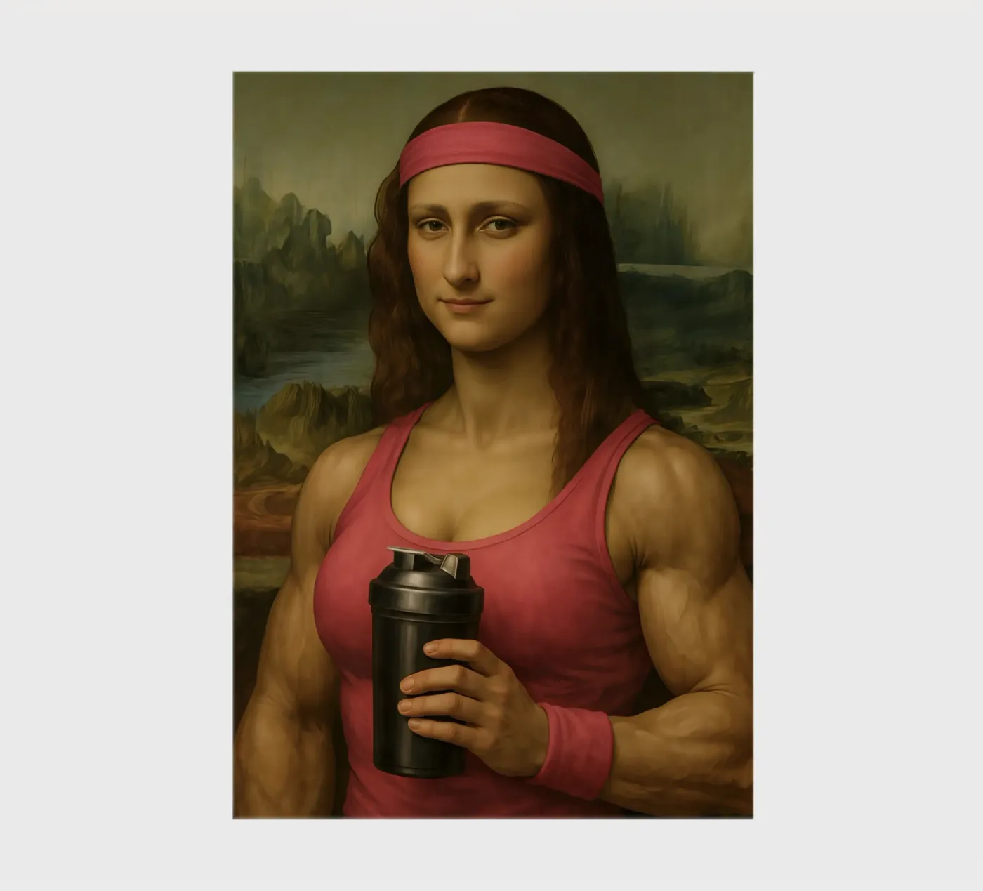 MONA LISA FITNESS BODY notebook by ARTOMATIC