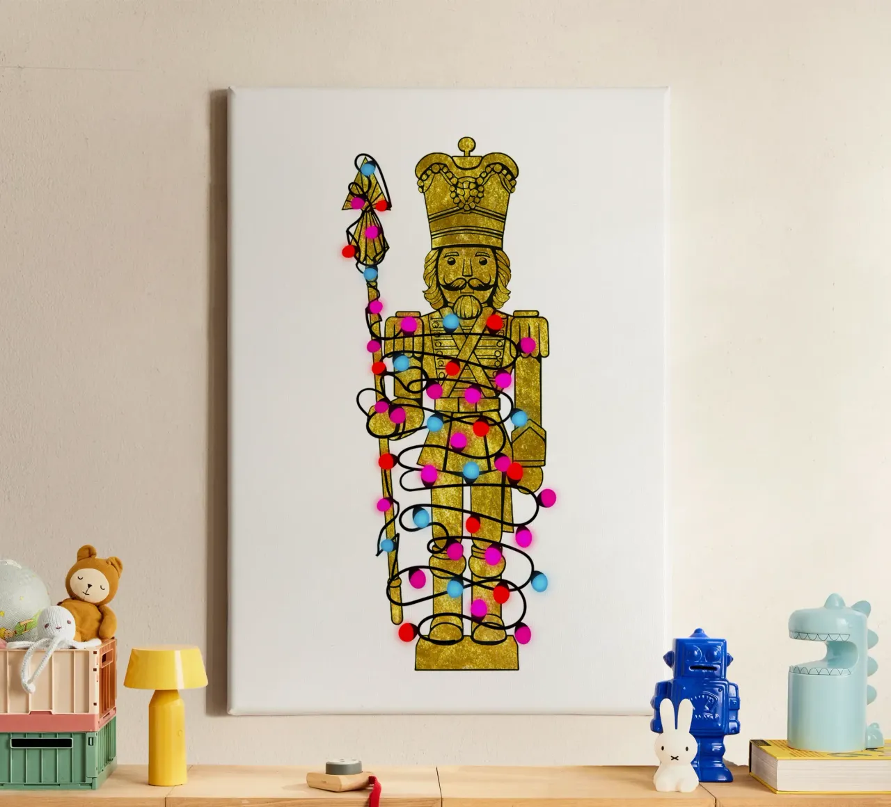 CHRISTMAS NUTCRACKER canvas by ARTOMATIC