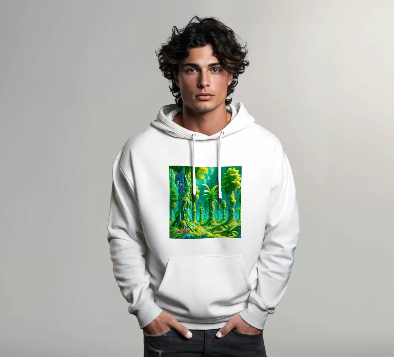 In the Jungle_BTC felpa con cappuccio da Crypto_Jungle