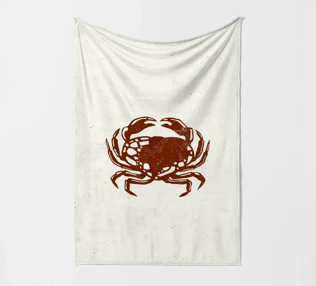 Crab Fleecedecke von Indigo Rain
