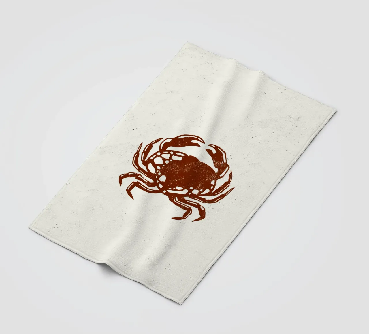 Crab Fleecedecke von Indigo Rain