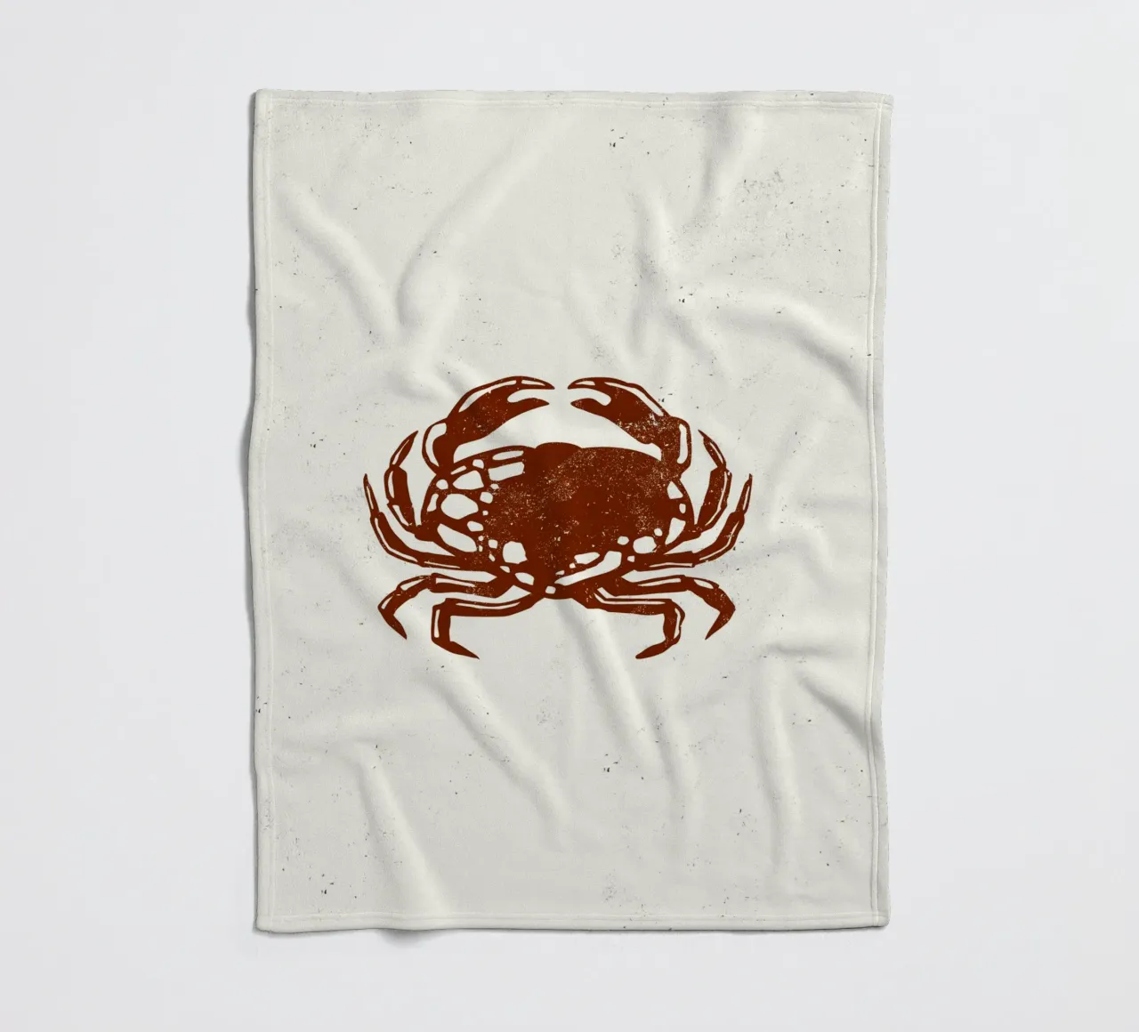 Crab Fleecedecke von Indigo Rain