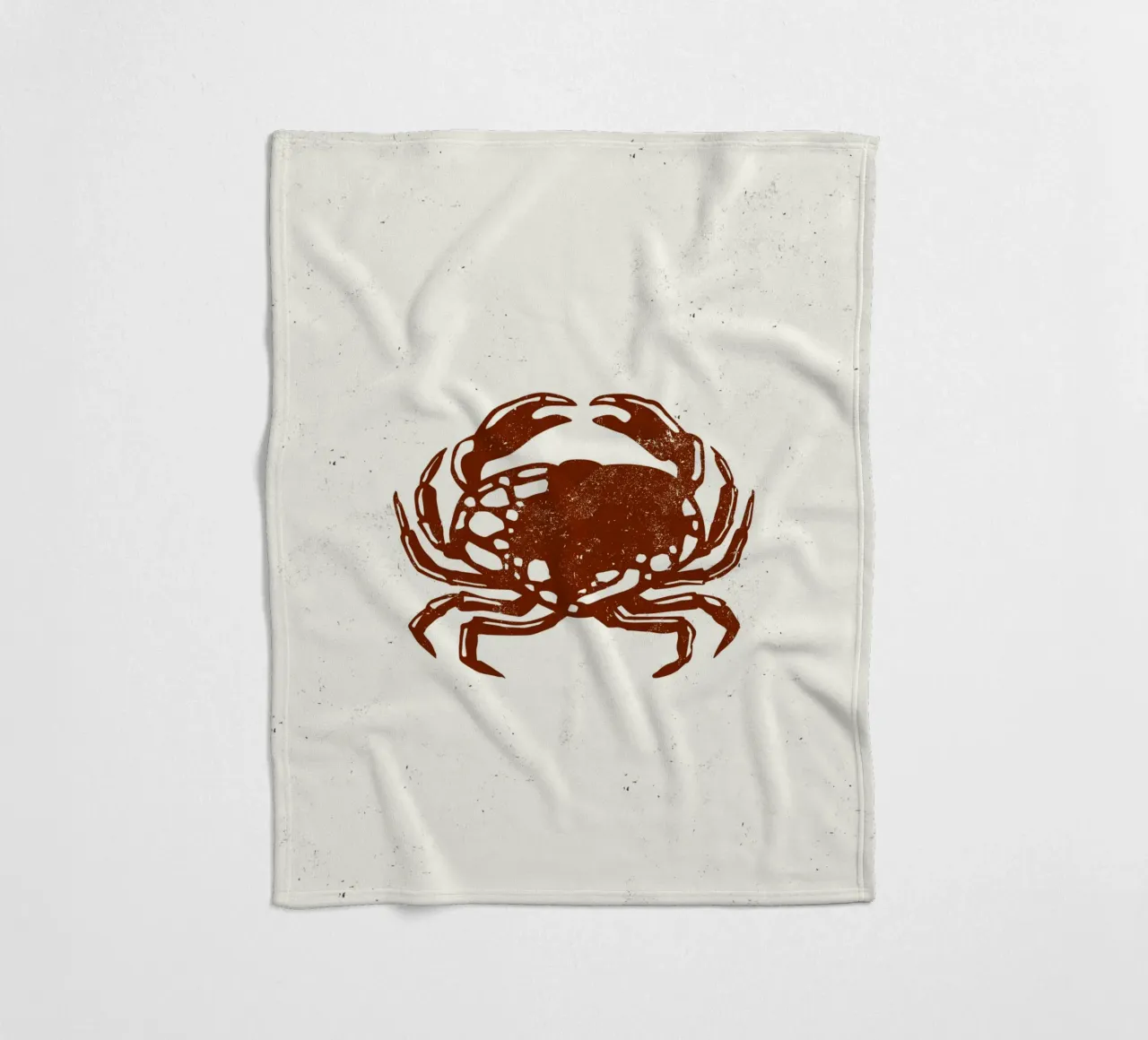 Crab Fleecedecke von Indigo Rain