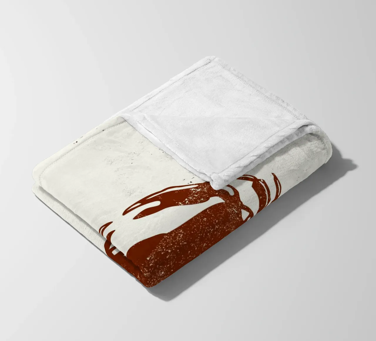 Crab Fleecedecke von Indigo Rain