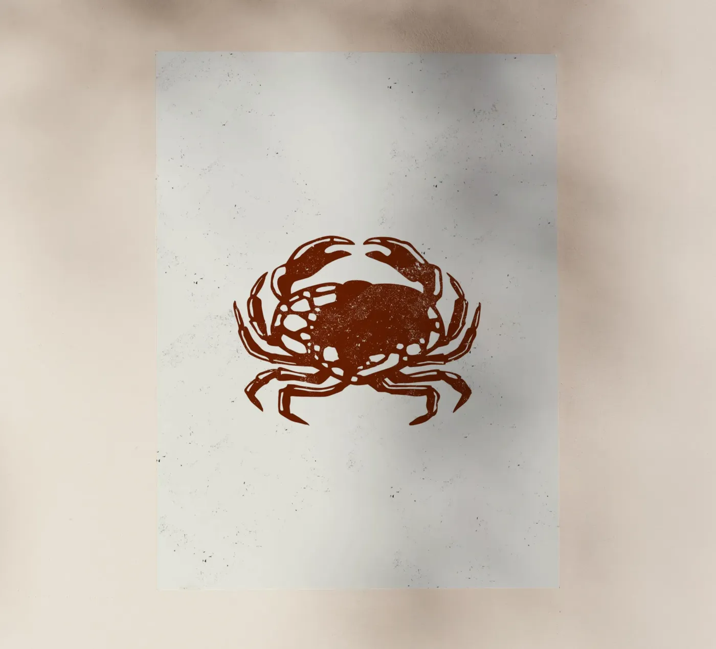 Granchio pellicola backlit da Indigo Rain