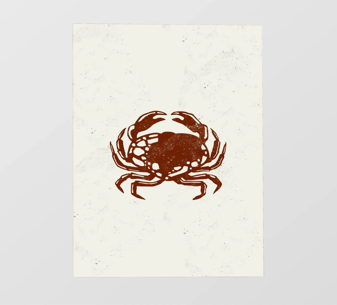 Granchio pellicola backlit da Indigo Rain