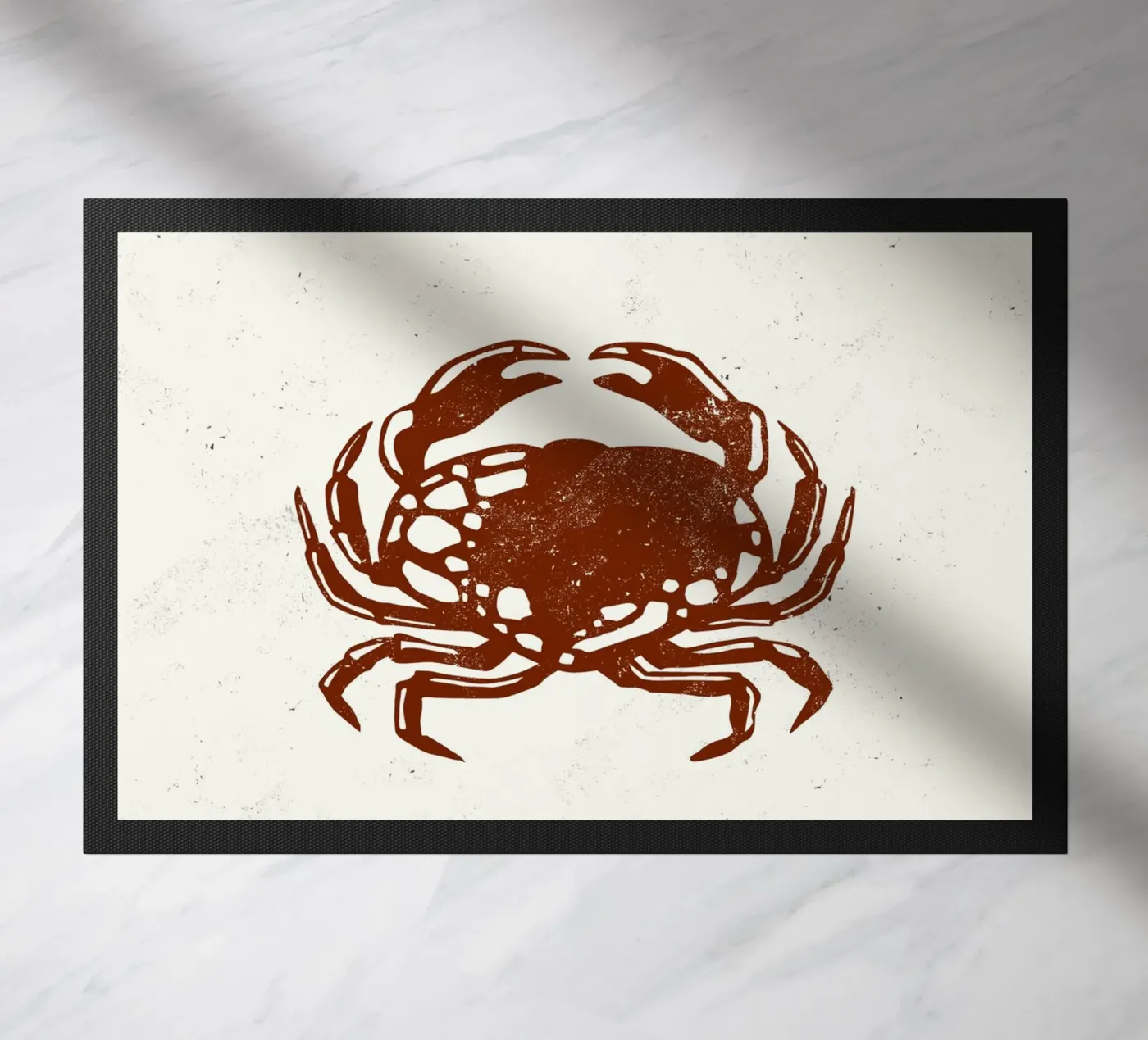 Krabbe Fußmatte von Indigo Rain