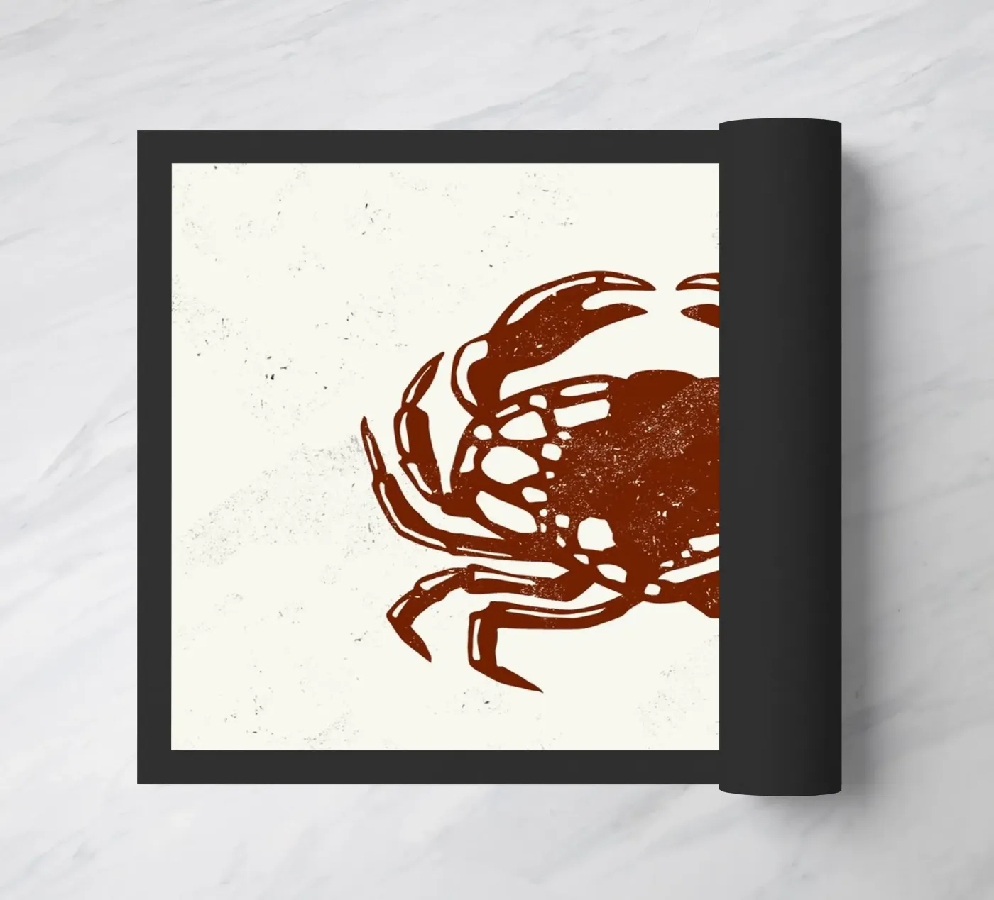 Krabbe Fußmatte von Indigo Rain