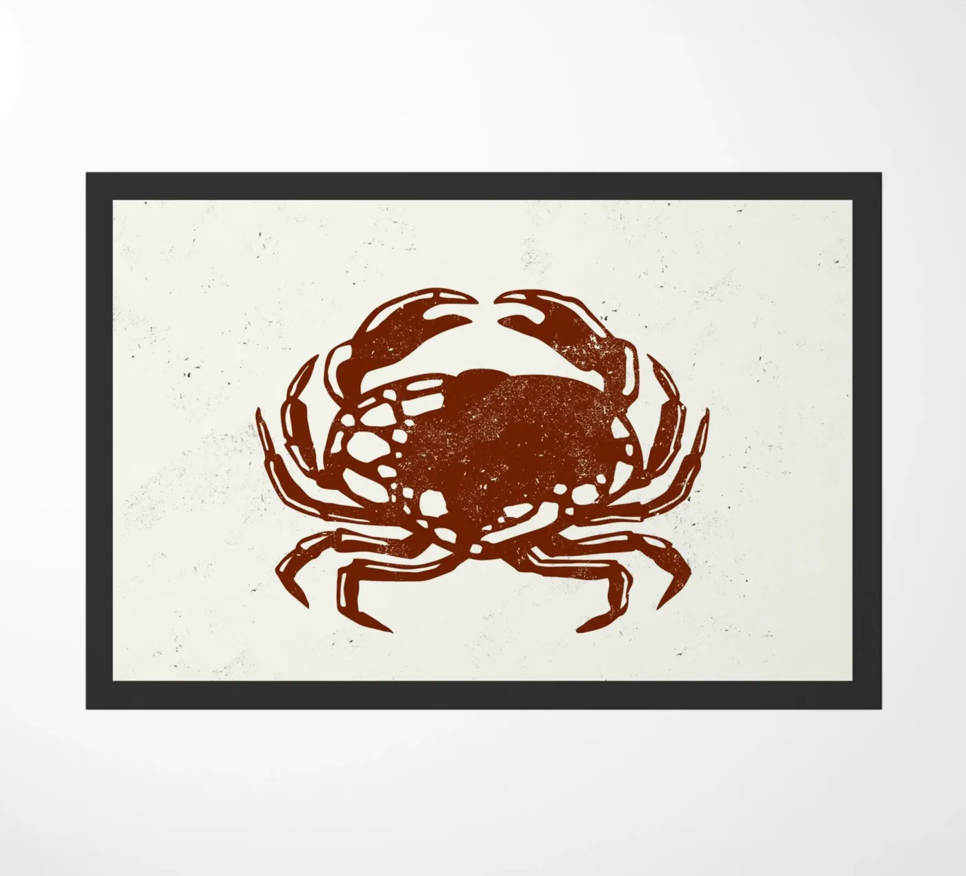 Krabbe Fußmatte von Indigo Rain