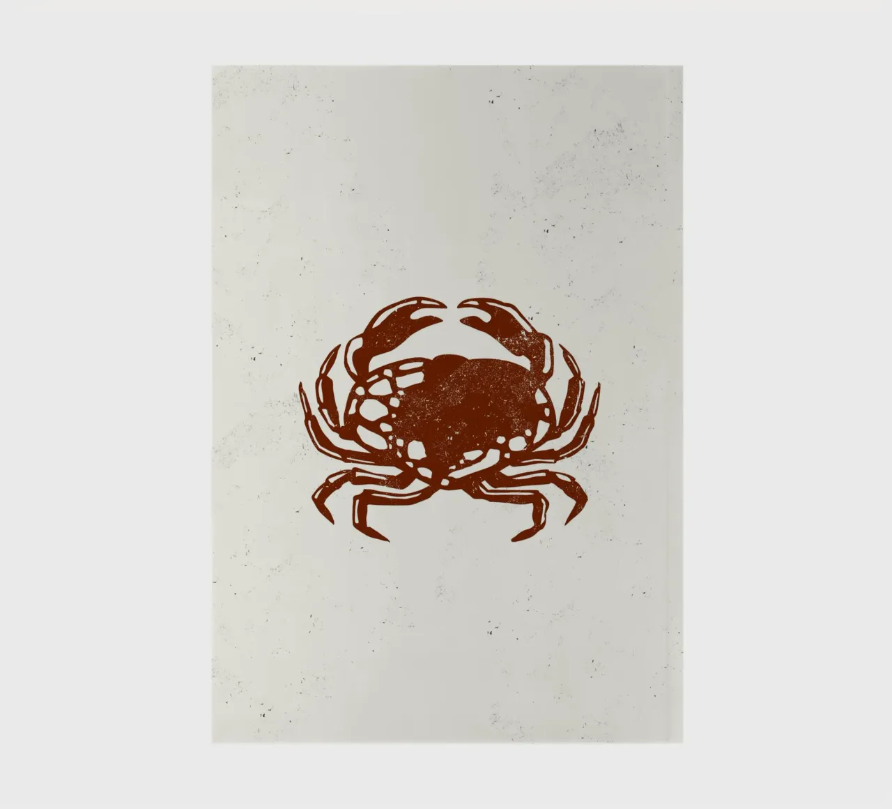 Crab notebook by Indigo Rain