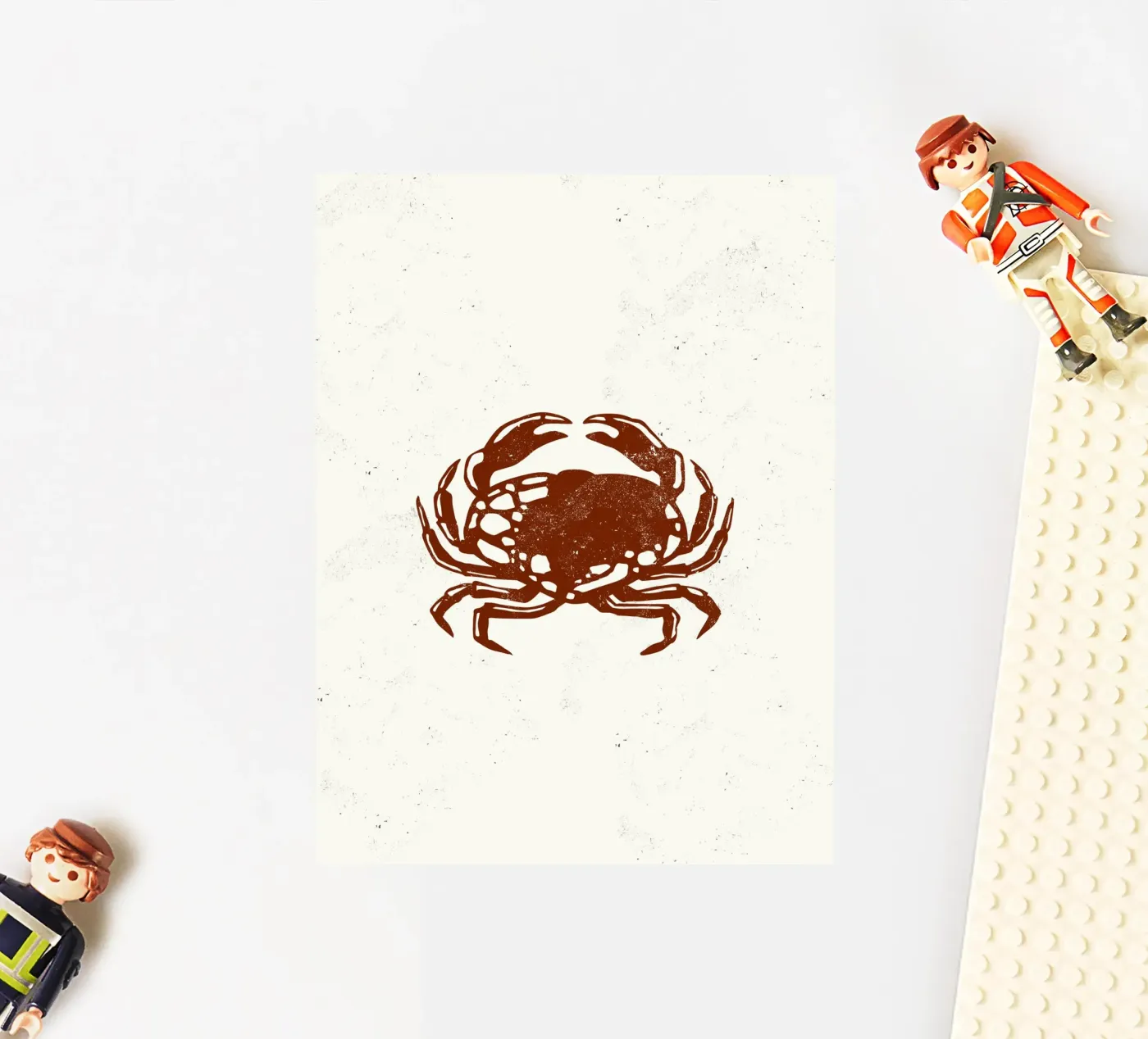 Krab sticker van Indigo Rain
