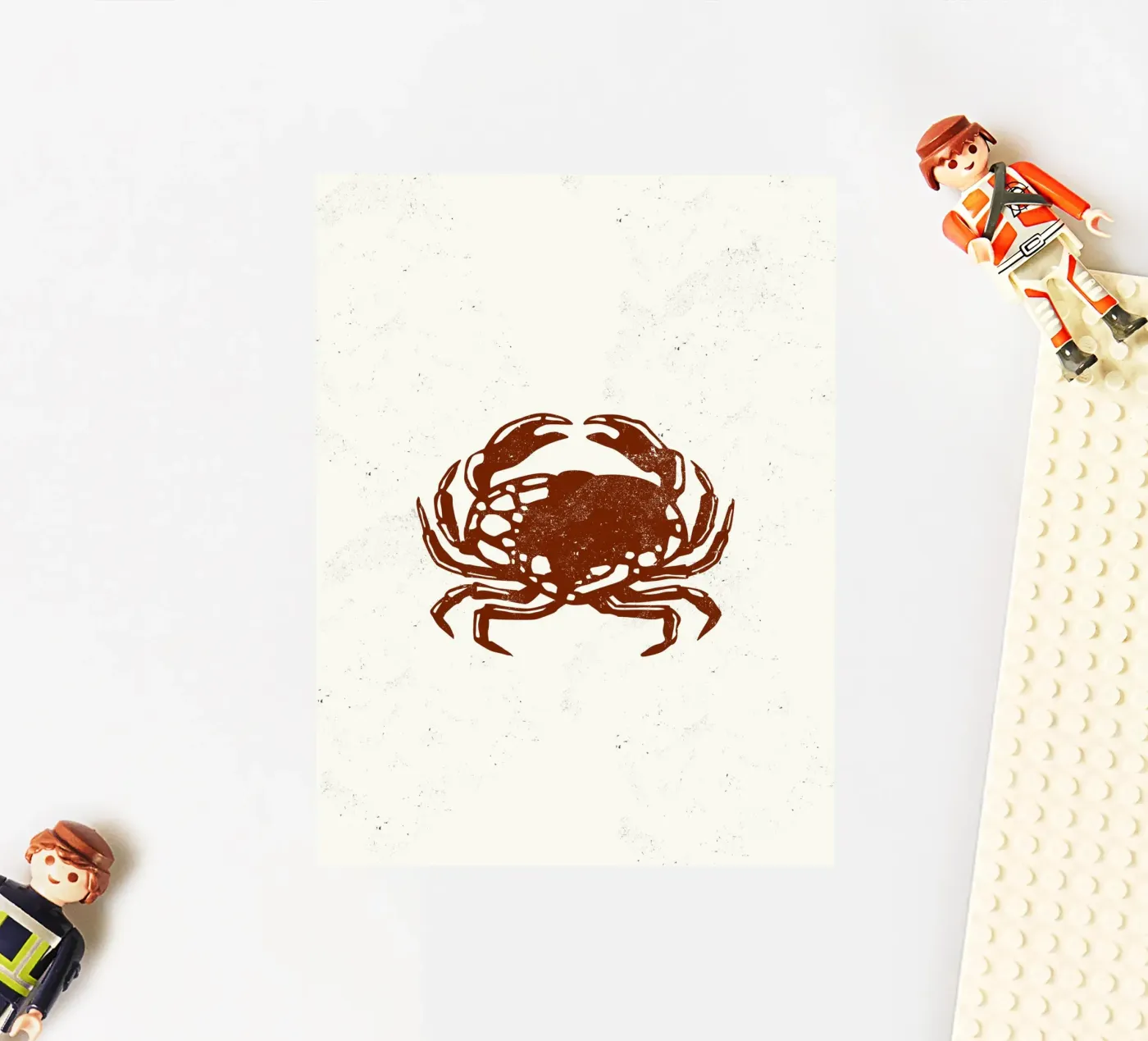Krab sticker van Indigo Rain