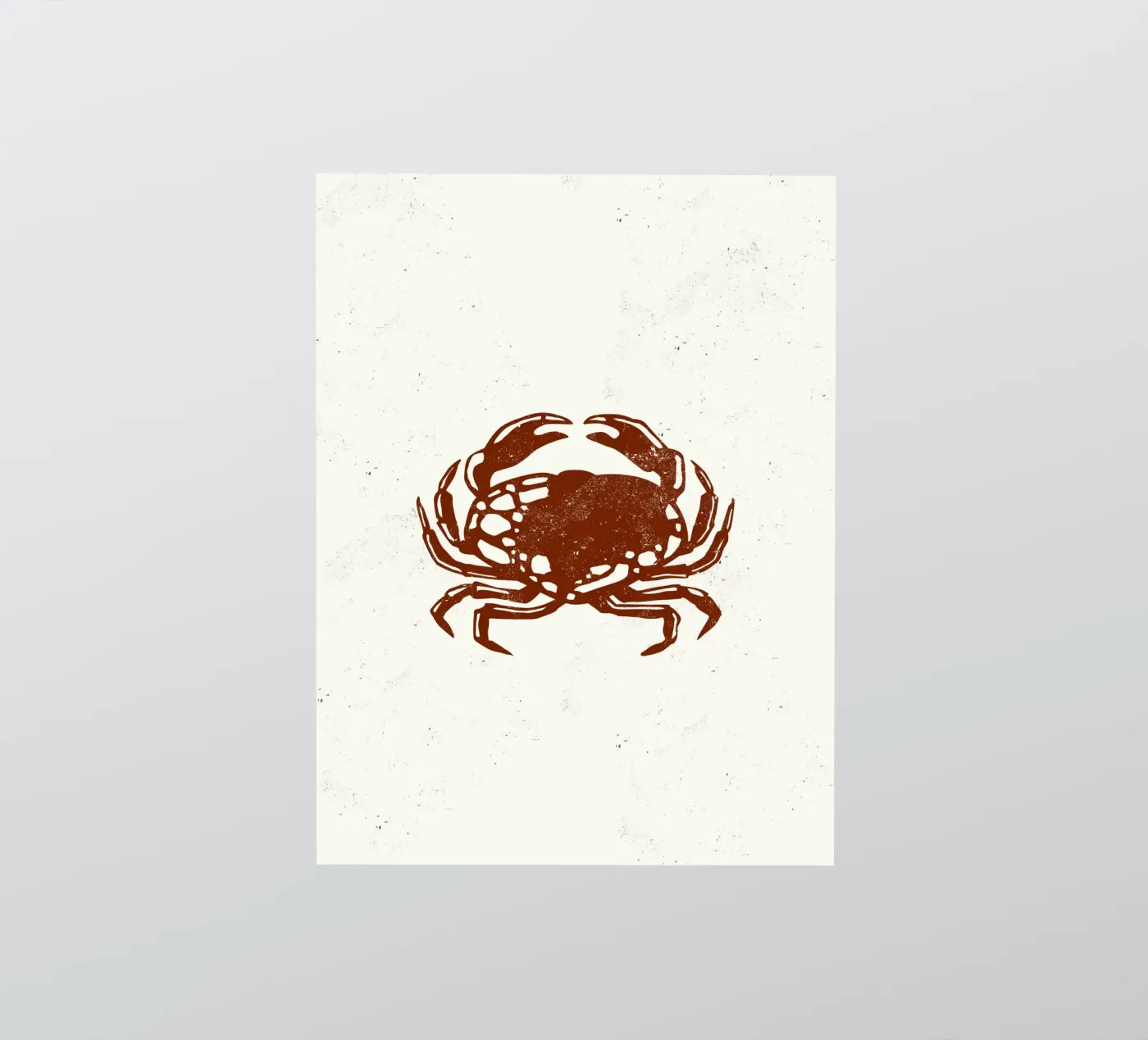 Krab sticker van Indigo Rain