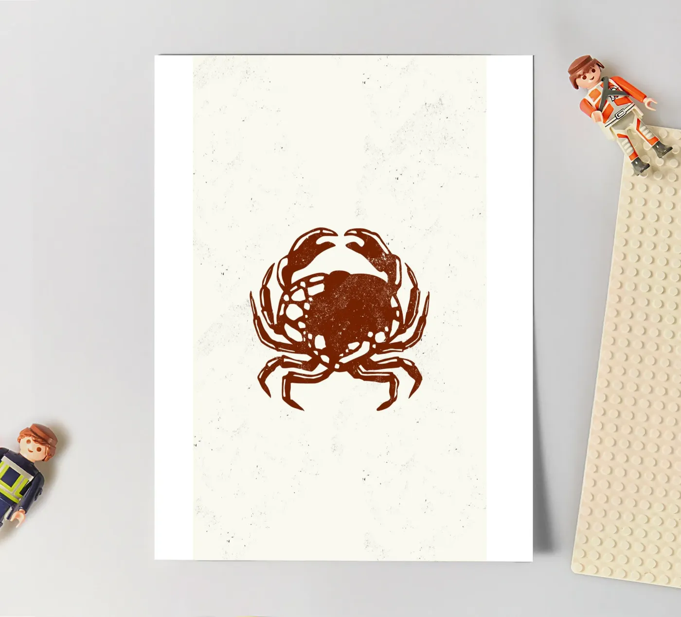 Krab stickervel van Indigo Rain