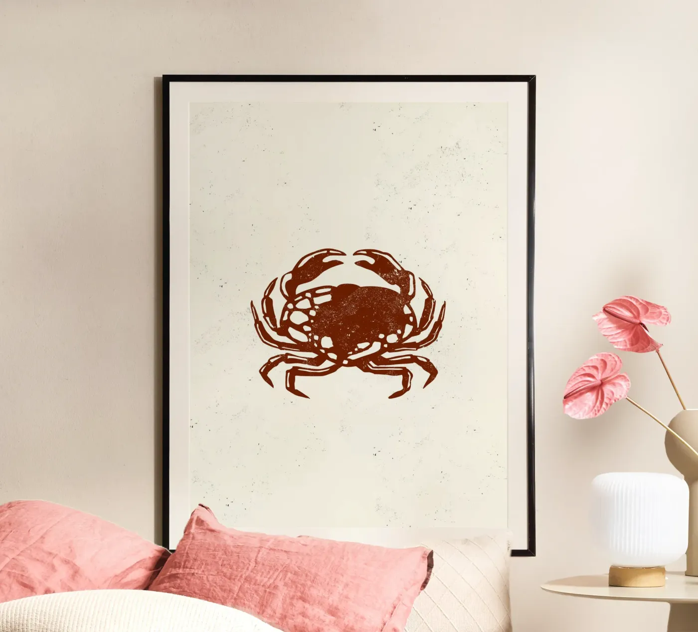 Crab poster by Indigo Rain