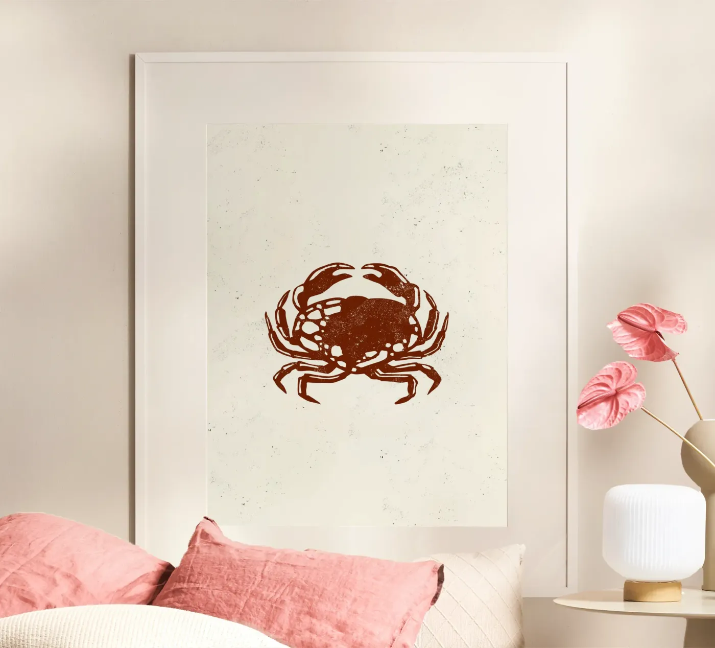 Crab poster by Indigo Rain